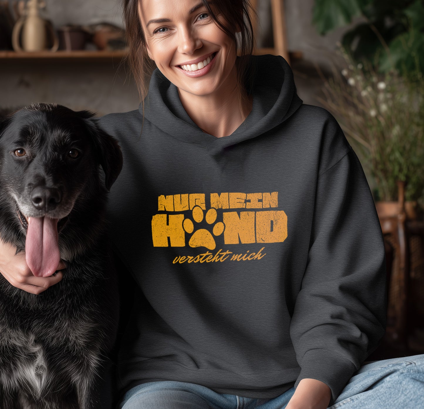 Nur mein Hund versteht mich - Unisex Longsleeve Classic Fit