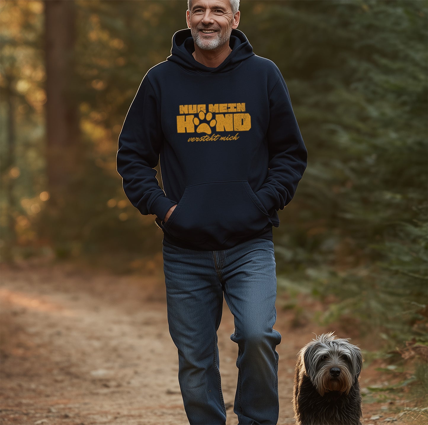 Nur mein Hund versteht mich - Unisex Longsleeve Classic Fit