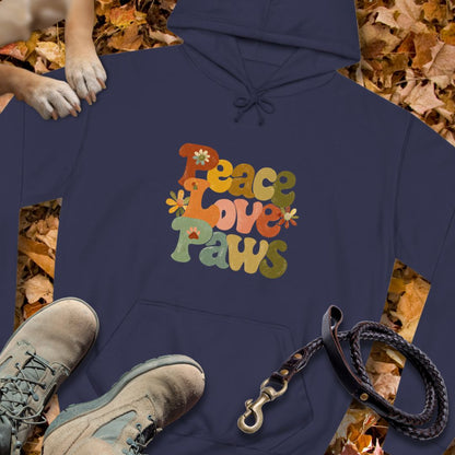 Peace Love Paws – Unisex Classic Fit Hoodie