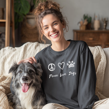 Peace Love Dogs - Unisex Longsleeve Classic Fit