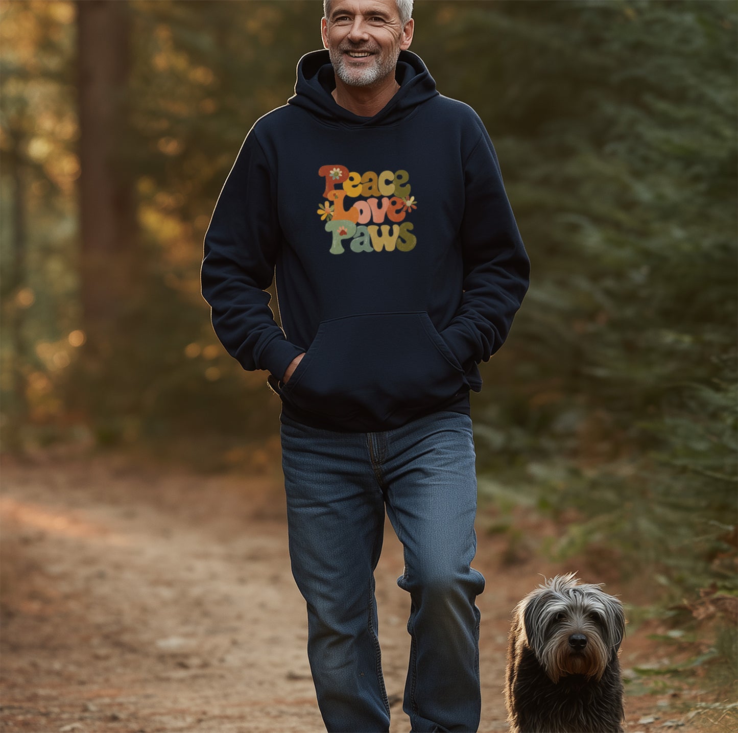 Peace Love Paws – Unisex Classic Fit Hoodie