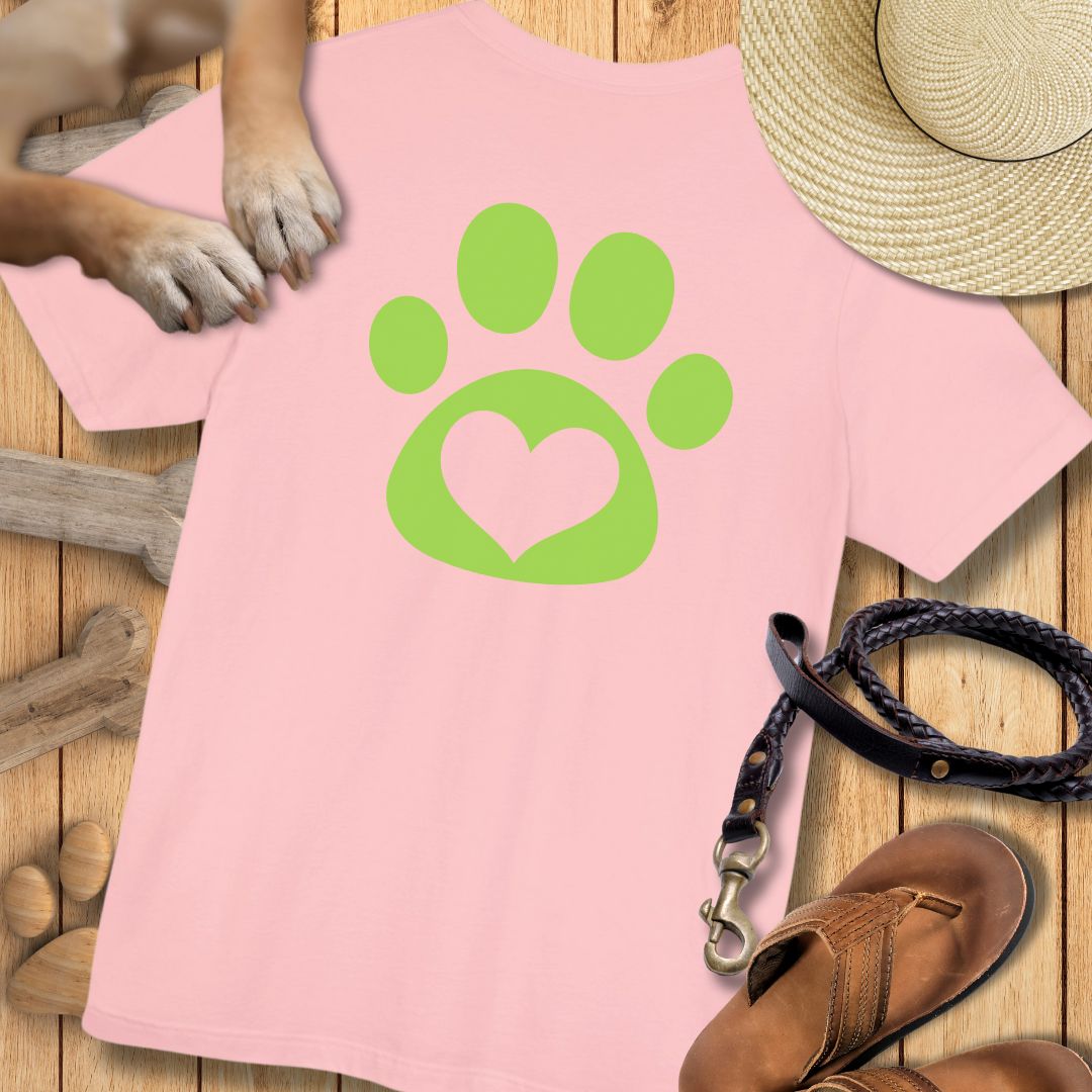 Love in Lime - Vorne & Hinten - T-Shirt Unisex Modern Fit Premium Qualität