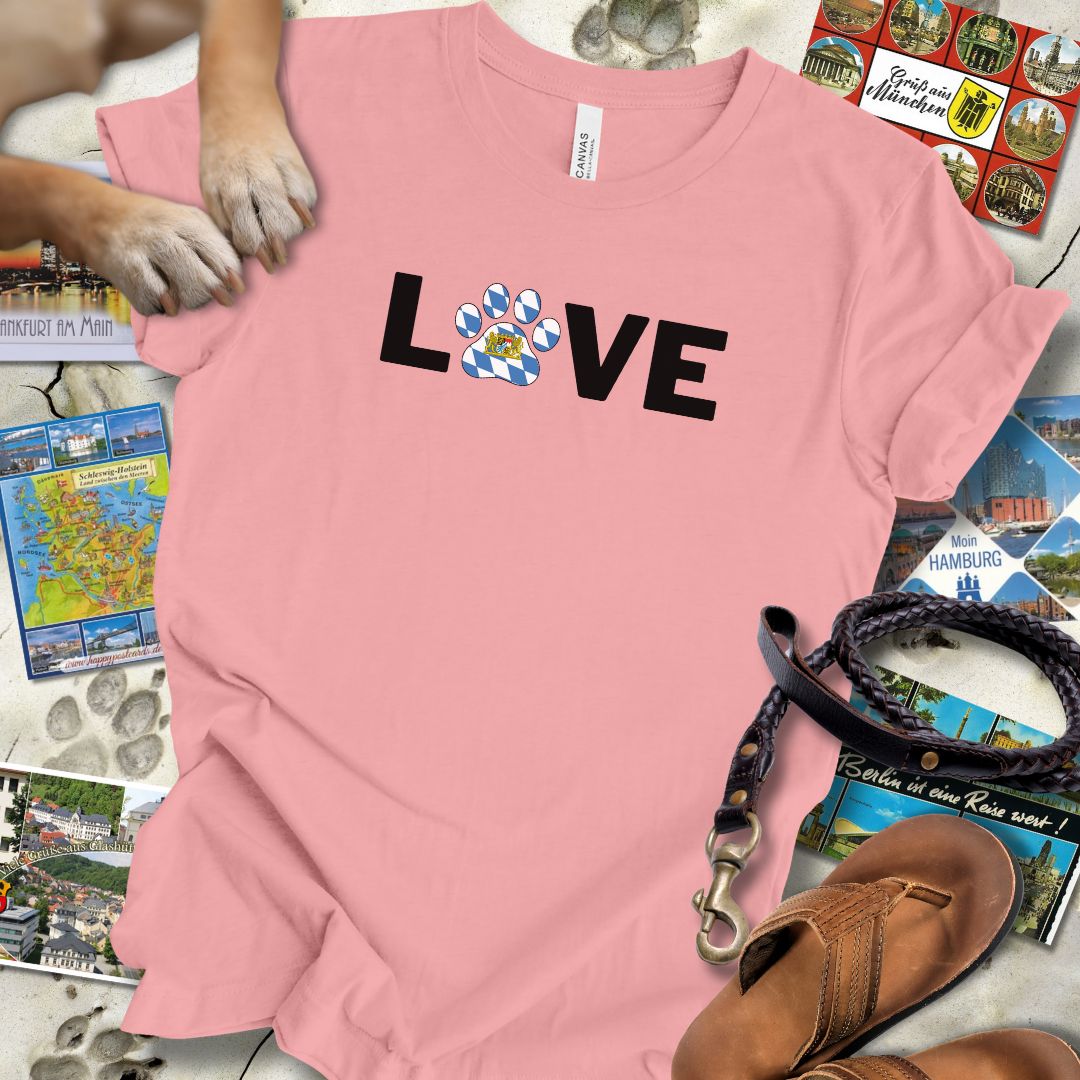 Love Pfote - Bayern - T-Shirt Unisex Slim Fit
