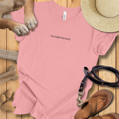 hundemensch. - T-Shirt Unisex Modern Fit - Weich & Leicht