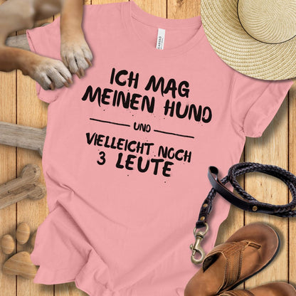 Ich mag meinen Hund - T-Shirt Unisex Modern Fit - Weich & Leicht