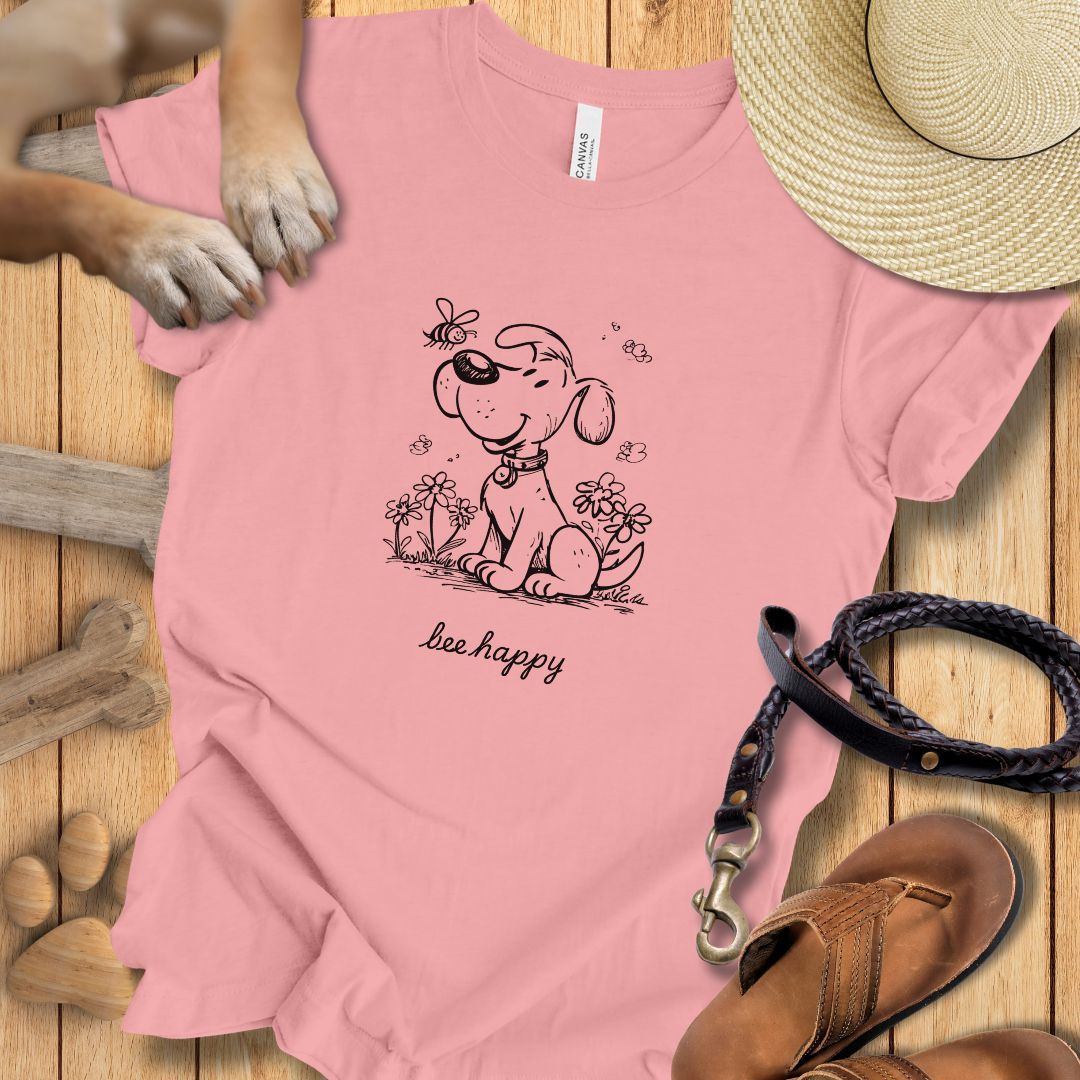Bee happy - T-Shirt Damen Slim Fit