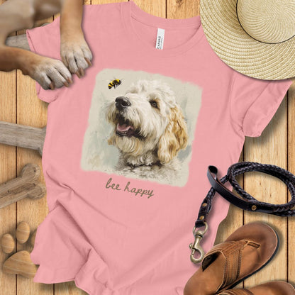 Bee Happy - T-Shirt Unisex Modern Fit - Weich & Leicht