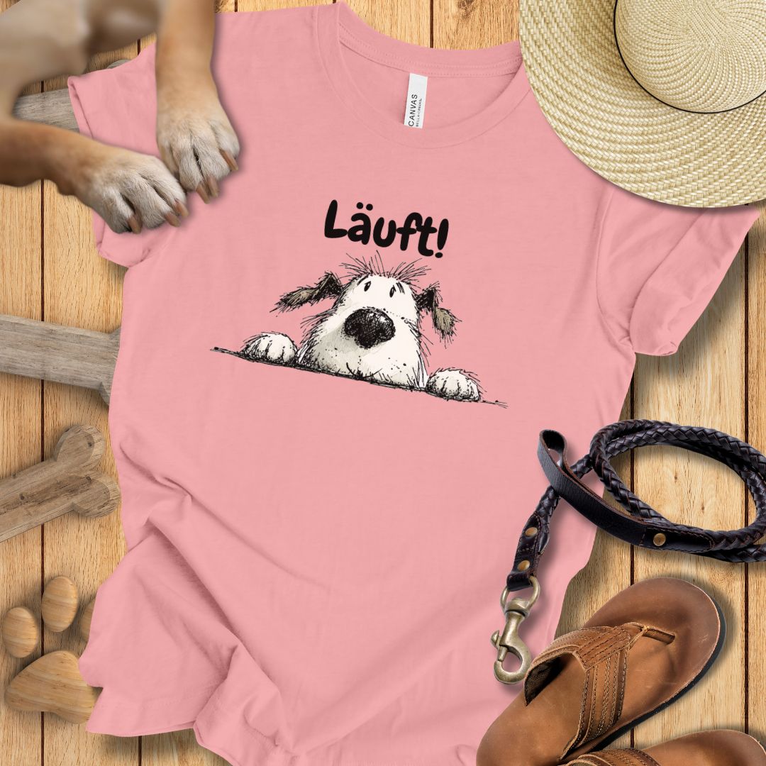 Läuft! - T-Shirt Unisex Modern Fit Weich & Leicht
