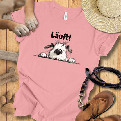 Läuft! - T-Shirt Unisex Modern Fit Weich & Leicht