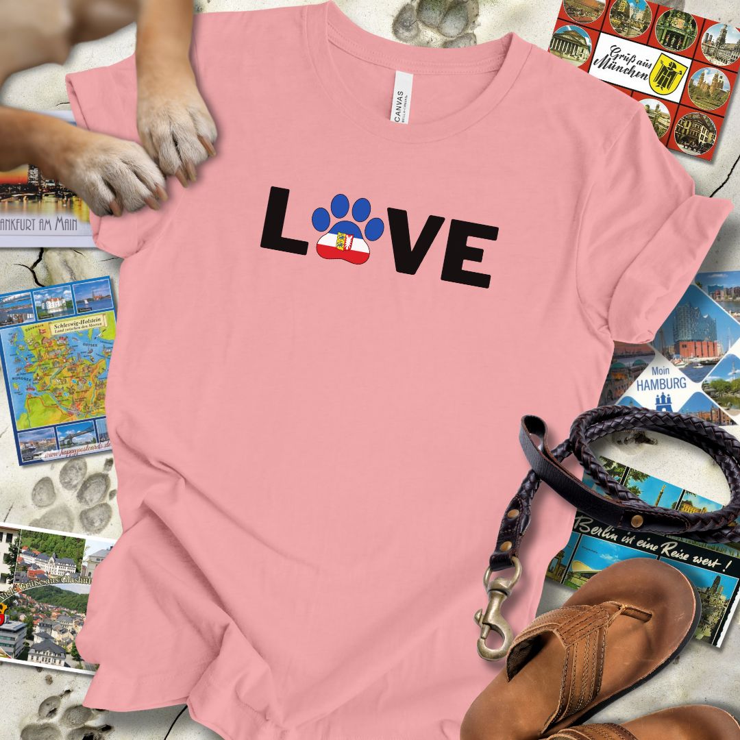Love Pfote - Schleswig-Holstein - T-Shirt Unisex Slim Fit