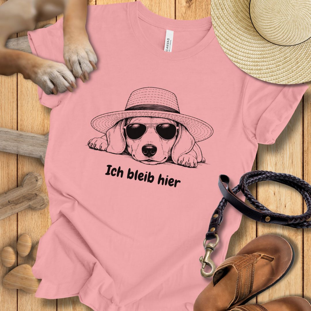 T-Shirt des Monats August - Ich bleib hier - Modern Fit - Weich & Leicht