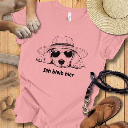 T-Shirt des Monats August - Ich bleib hier - Modern Fit - Weich & Leicht