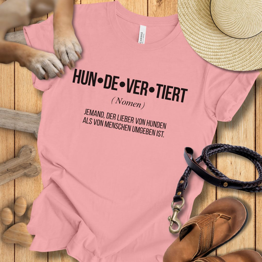Hun-de-ver-tiert - T-Shirt Unisex Modern Fit - Weich & Leicht