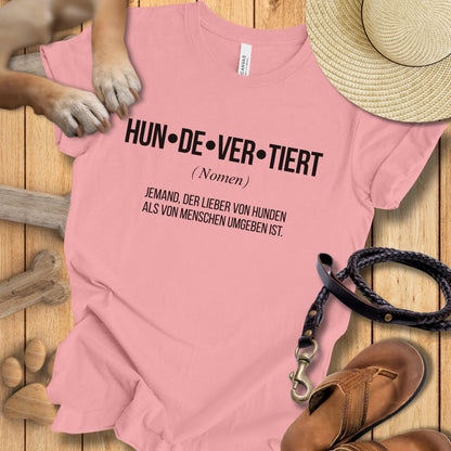 Hun-de-ver-tiert - T-Shirt Unisex Modern Fit - Weich & Leicht