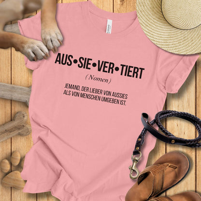 Aus-sie-ver-tiert - Australian Shepherd -  T-Shirt Unisex Modern Fit - Weich & Leicht