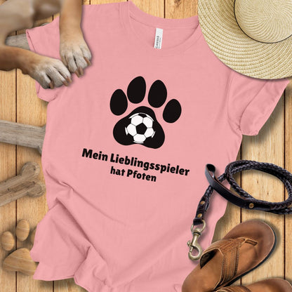 Mein Lieblingsspieler hat Pfoten - WM-Edition - T-Shirt Unisex Modern Fit - Weich & Leicht