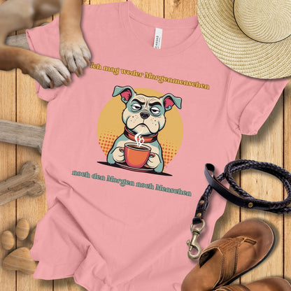 Ich mag weder Morgenmenschen, noch den Morgen, noch Menschen - T-Shirt Unisex Modern Fit - Weich & Leicht