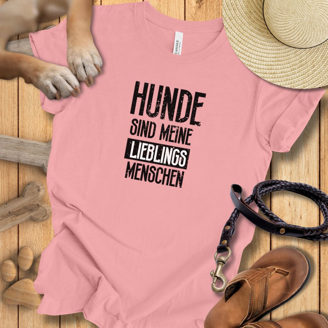 Hunde Sind Meine Lieblingsmenschen - T-Shirt Unisex Slim Fit