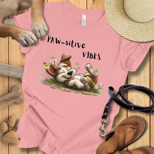 Paw-sitive Vibes - T-Shirt Unisex Slim Fit
