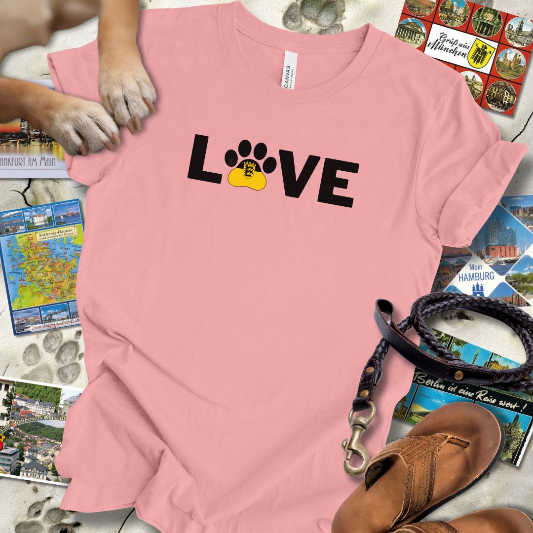 Love Pfote - Baden-Württemberg - T-Shirt Unisex Slim Fit