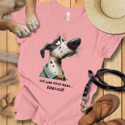 Ich war doch brav - T-Shirt Unisex Modern Fit - Weich & Leicht