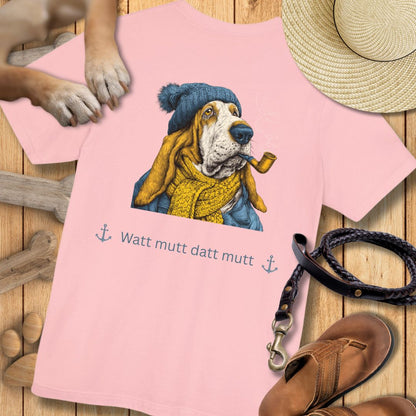 Watt mutt datt mutt - Vorne & Hinten - T-Shirt Unisex Modern Fit Premium Qualität