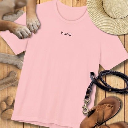 hund. - Vorne & hinten - T-Shirt Unisex Modern Fit - Weich & Leicht
