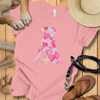 Labrador Love - T-Shirt Unisex Modern Fit - Weich & Leicht
