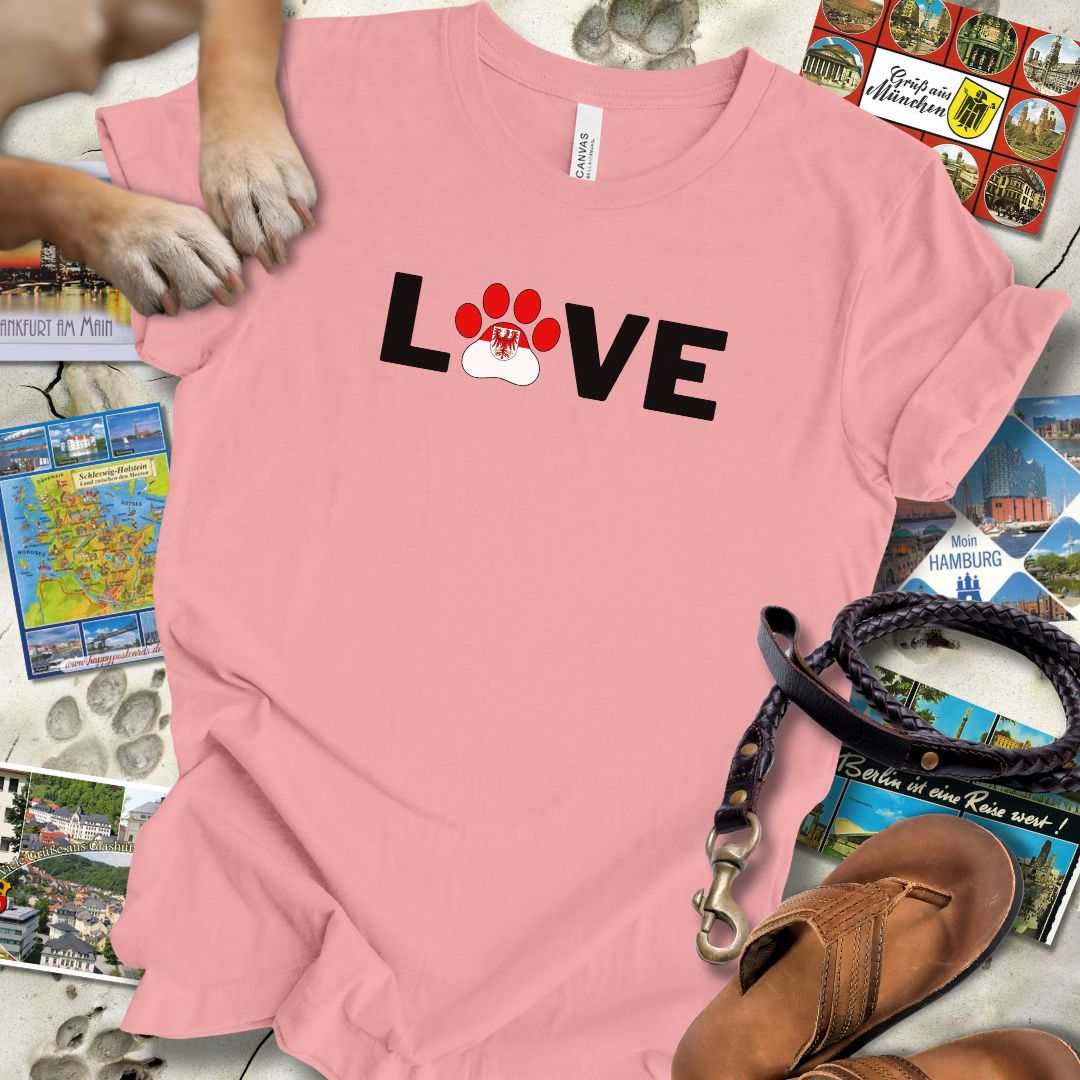 Love Pfote - Brandenburg - T-Shirt Unisex Slim Fit