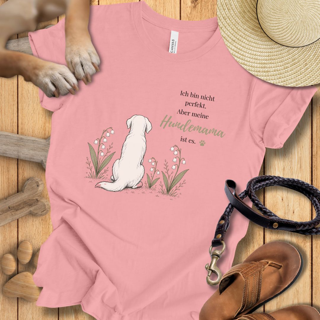 T-Shirt des Monats Mai "Hundemama - leise Liebe" - T-Shirt Unisex Modern Fit - Weich & Leicht