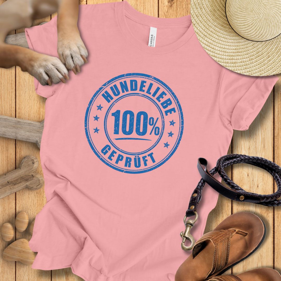 100% Hundeliebe - T-Shirt Unisex Modern Fit - Weich & Leicht