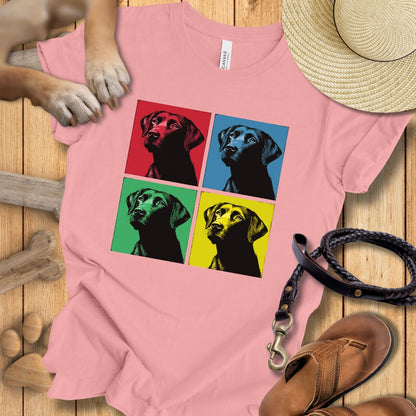 Pop Art Labrador - T-Shirt Unisex Modern Fit - Weich & Leicht