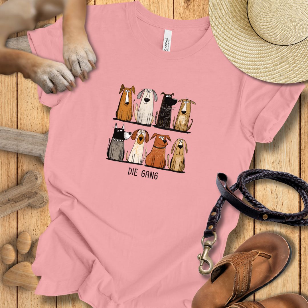 Acht Hunde "Die Gang" - T-Shirt Unisex Modern Fit - Weich & Leicht