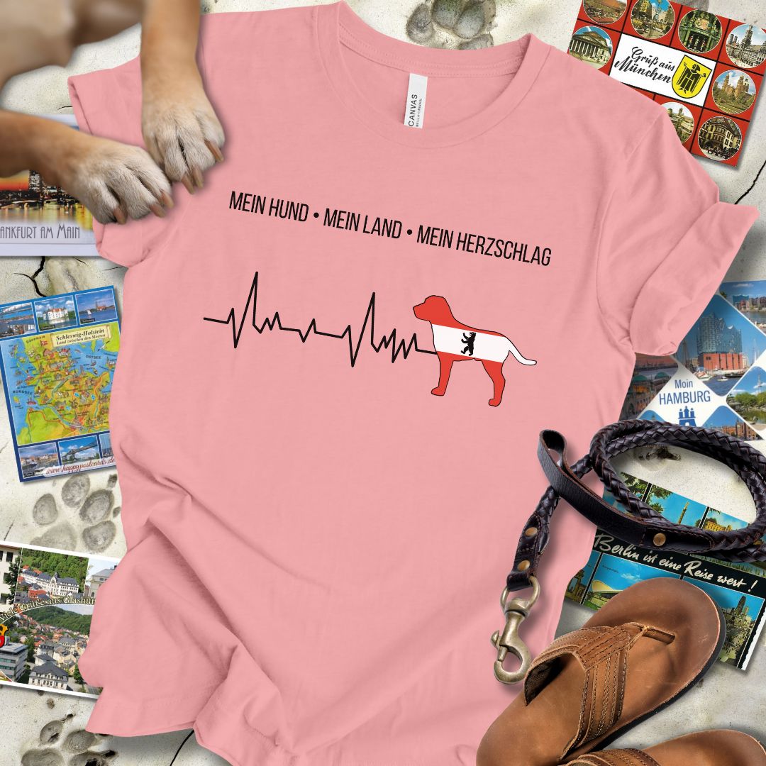 Mein Hund, Mein Land, Mein Herzschlag - Berlin - T-Shirt Unisex Slim Fit