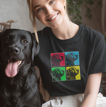 Pop Art Golden Retriever - T-Shirt Unisex Modern Fit - Weich & Leicht