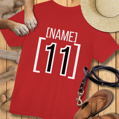 Mein Hund. Mein Team.  Personalisierbar Vorne & Hinten - WM-Edition - Modern Fit - Weich & Leicht
