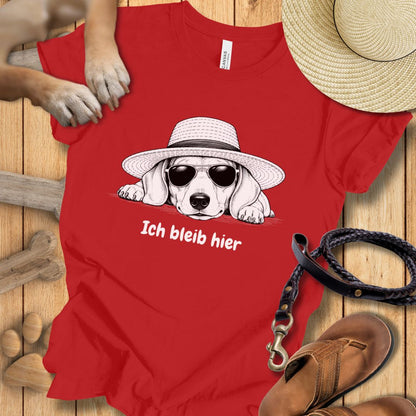 T-Shirt des Monats August - Ich bleib hier - Modern Fit - Weich & Leicht