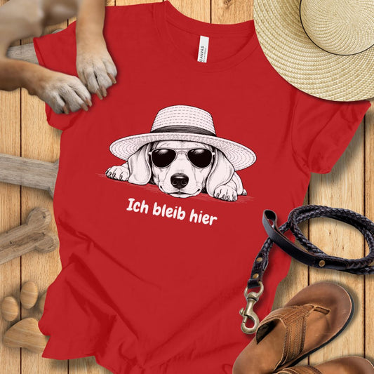 T-Shirt des Monats August - Ich bleib hier - Modern Fit - Weich & Leicht