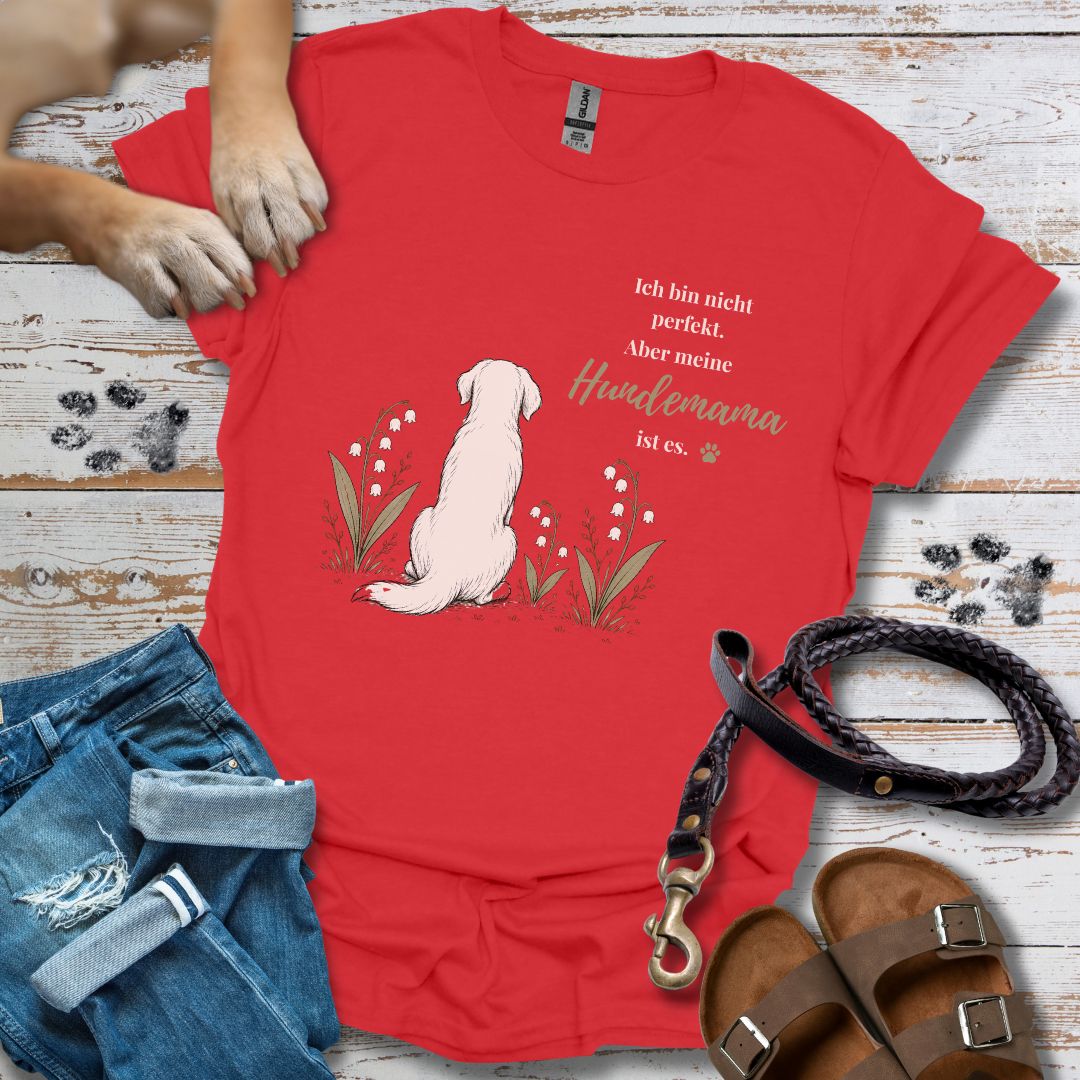 T-Shirt des Monats Mai "Hundemama - leise Liebe" – T-Shirt Classic Fit - Bequemer Klassiker