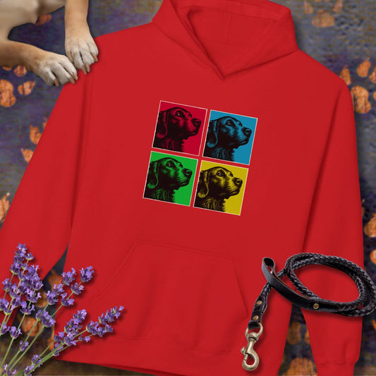 Pop Art Golden Retriever - Unisex Modern Fit Hoodie