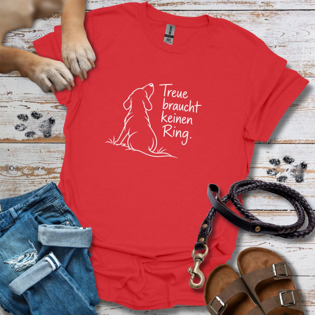 Treue braucht keinen Ring - T-Shirt Classic Fit - Bequemer Klassiker