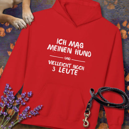 Ich mag meinen Hund - Unisex Modern Fit Hoodie