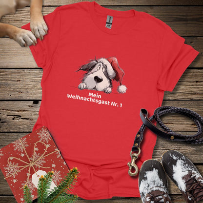 T-Shirt des Monats Dezember "Mein Weihnachtsgast Nr. 1" - T-Shirt Unisex Classic Fit - Bequemer Klassiker