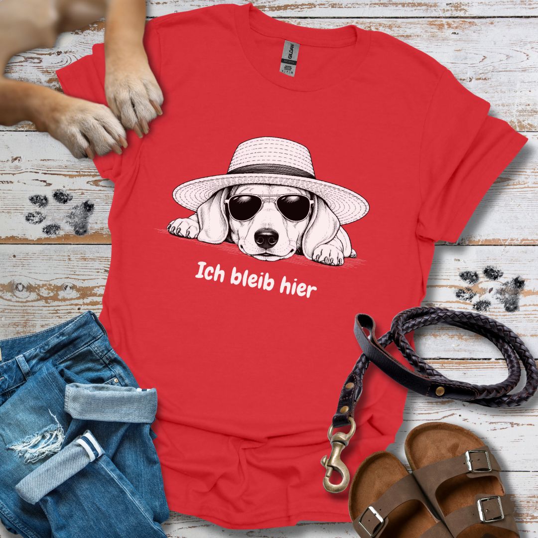 T-Shirt des Monats August - Ich bleib hier - Classic Fit - Bequemer Klassiker