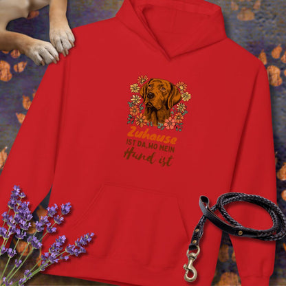 Zuhause ist da wo mein Hund ist - Red Fox Labrador - Unisex Modern Fit Hoodie