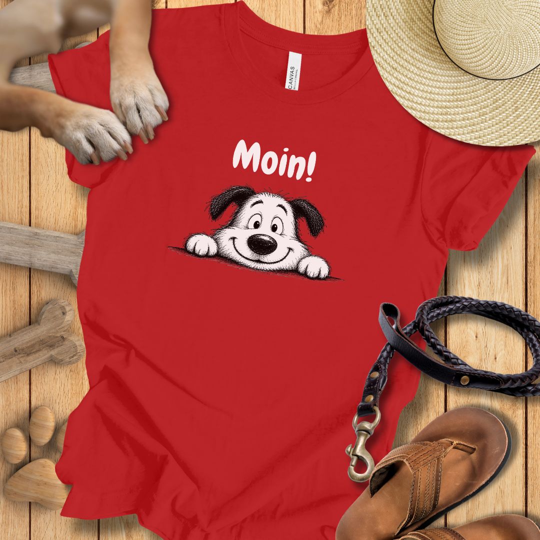 Moin! - Premium T-Shirt Modern Fit Weich & Leicht