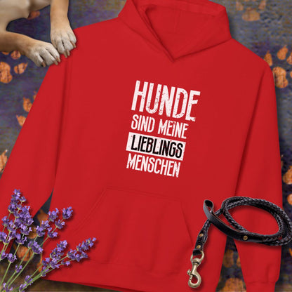 Hunde sind meine Lieblingsmenschen - Unisex Modern Fit Hoodie