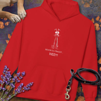 Bevor Du fragst NEE - Unisex Modern Fit Hoodie