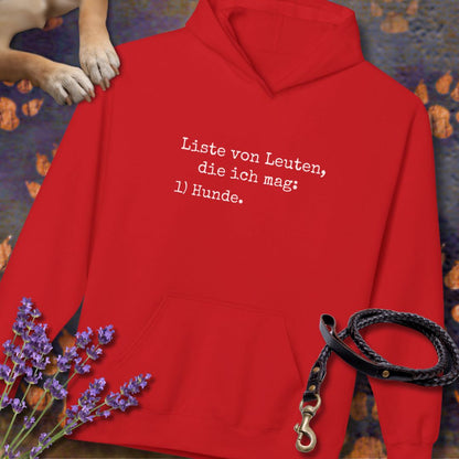 Liste von Leuten, die ich mag - Unisex Modern Fit Hoodie