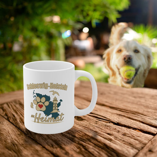 Schleswig-Holstein & Hund = Heimat Tasse